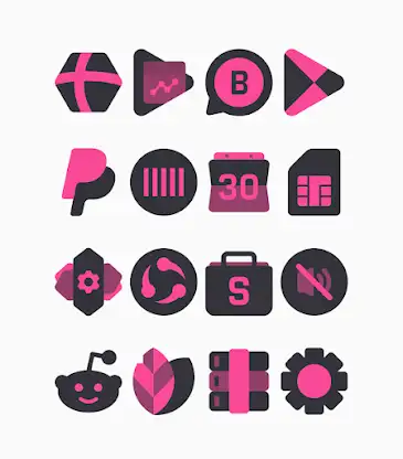 Strawberry - Pink Icon Pack screenshot 4