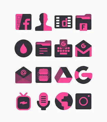 Strawberry - Pink Icon Pack screenshot 2