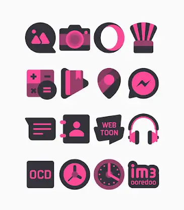 Strawberry - Pink Icon Pack screenshot 3