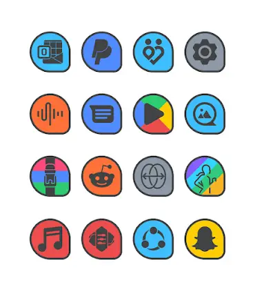 Drop Dark - Icon Pack screenshot 3