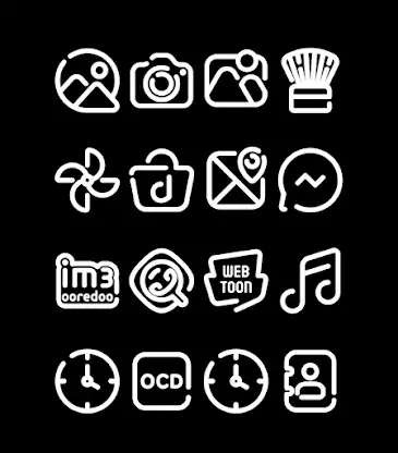 LineBula White - Icon Pack screenshot 3