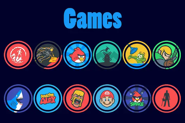 Pixel Ring - Icon Pack screenshot 2