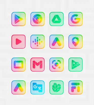 Square Clear - Icon Pack screenshot 2