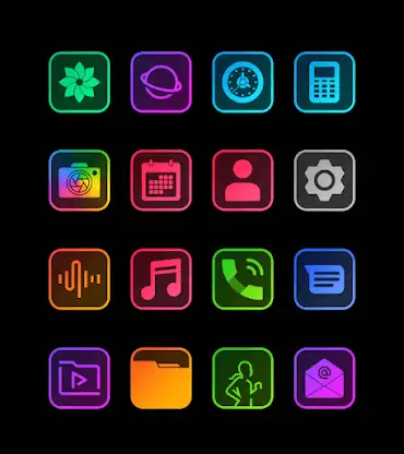 Square Clear - Icon Pack screenshot 1