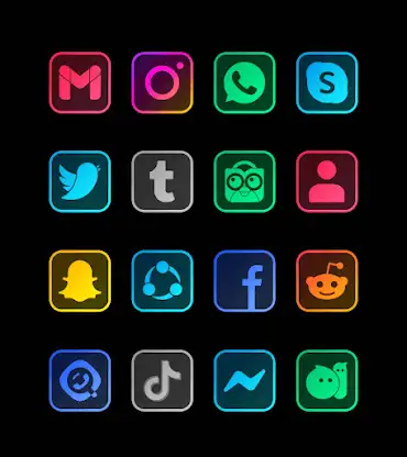 Square Clear - Icon Pack screenshot 3