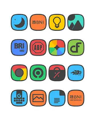 Squircle Dark - Icon Pack screenshot 1