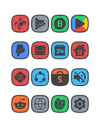 Squircle Dark - Icon Pack screenshot 4