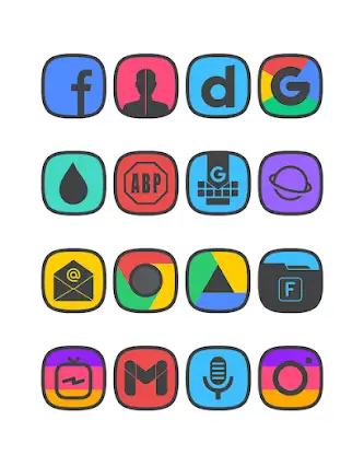 Squircle Dark - Icon Pack screenshot 2