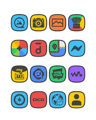 Squircle Dark - Icon Pack screenshot 3