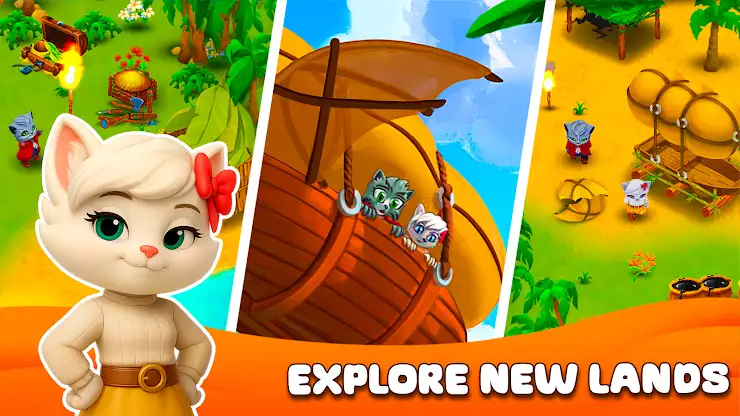 Cat Stories™ Adventure Match 3 screenshot 5