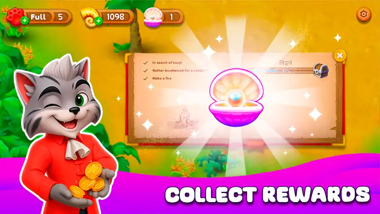 Cat Stories™ Adventure Match 3 screenshot 4