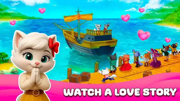 Cat Stories™ Adventure Match 3 screenshot 2
