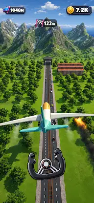 Sling Plane 3D - Epic Landing screenshot 3