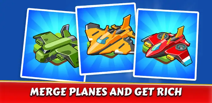 Merge Planes Idle Tycoon Plane — Android game banner