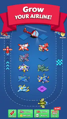 Merge Planes Idle Tycoon Plane screenshot 1