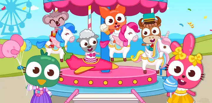 Papo Town: Amusement Park — Android game banner