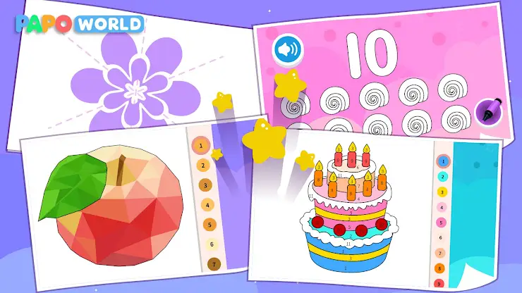 Papo World Kids Coloring Club screenshot 4