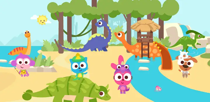 Papo World Dinosaur Island — Android game banner