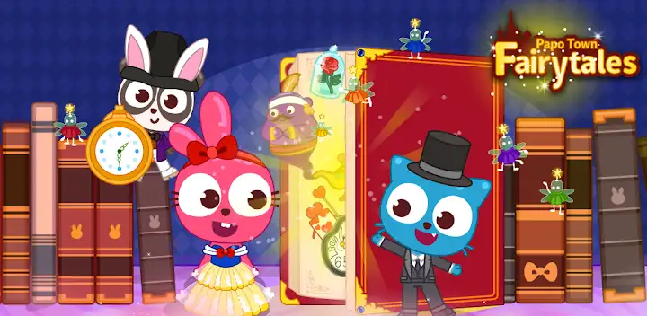 Papo Town Fairytales — Android game banner