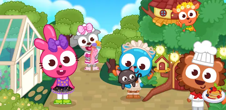 Papo Town: Forest Friends — Android game banner