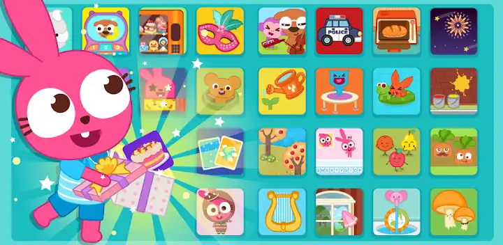 Purple Pink Game Box — Android game banner