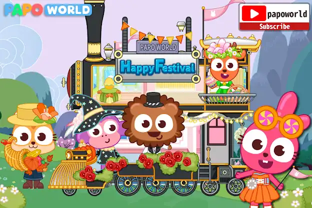 Papo Town Happy Festival screenshot 5