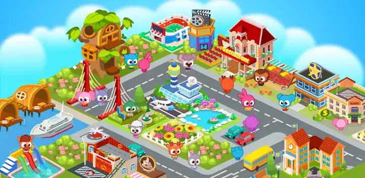 Papo City Builder — Android game banner
