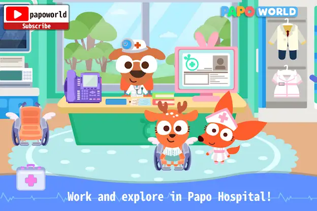 Papo Town: Hospital screenshot 5
