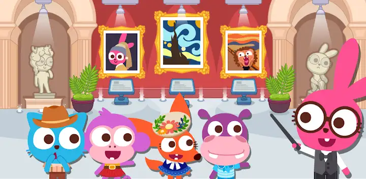 Papo Town Museum — Android game banner