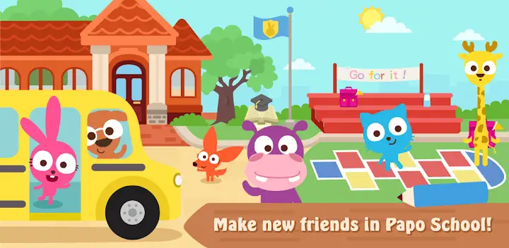 Papo Town: School — Android app banner