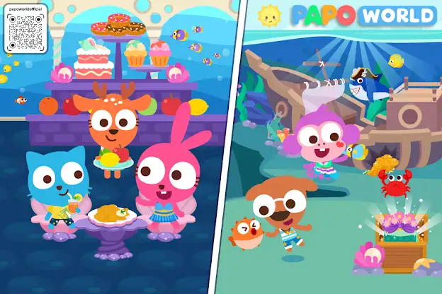 Papo Town Ocean Park -for kids screenshot 2