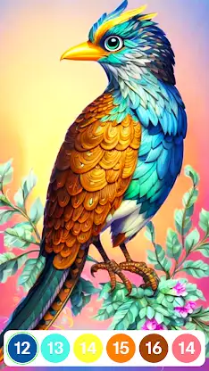 Birds Color By Number screenshot 5