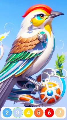 Birds Color By Number screenshot 6