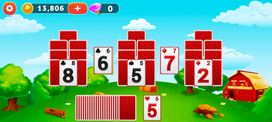 Solitaire Tripeaks : Farm screenshot 7