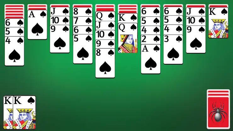 Spider Solitaire screenshot 1