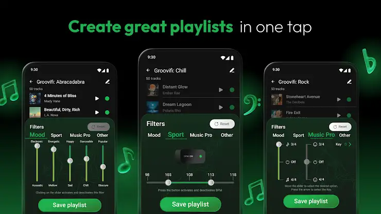 Groovifi - Playlist Generator screenshot 8