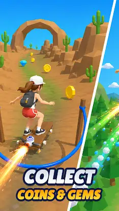 Skateboard Surfers screenshot 2