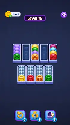 Coin Stack: Sort Puzzle screenshot 2