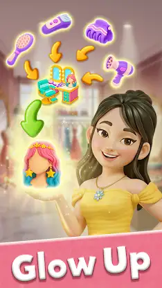 Glow Tales: Merge & Makeover screenshot 2