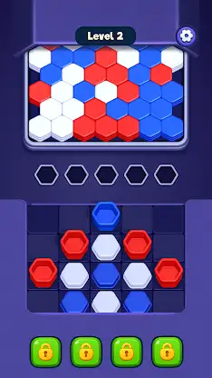 Hexa Fall: Color Sort screenshot 1