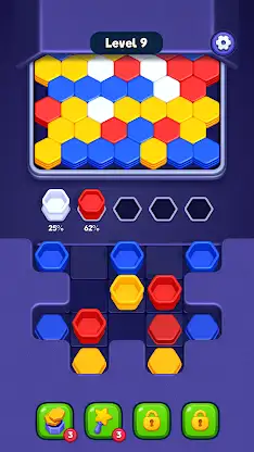 Hexa Fall: Color Sort screenshot 3