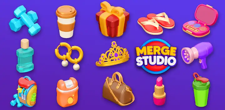 Merge Studio: Fashion Makeover — Android game banner