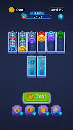 Stack N Pop: Coin Sort Puzzle screenshot 4