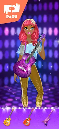 Makeup girls star dress up screenshot 5
