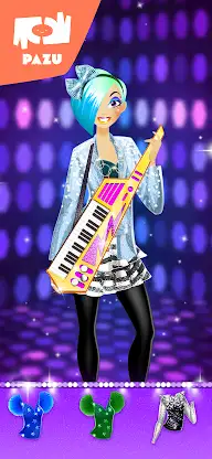 Makeup girls star dress up screenshot 6