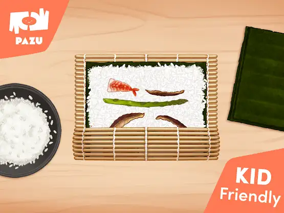 Sushi Maker Kids Cooking Games screenshot 8