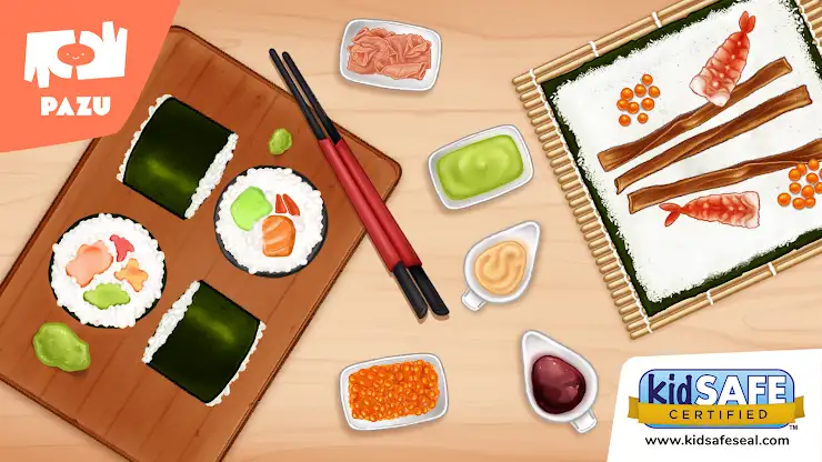 Sushi Maker Kids Cooking Games screenshot 1