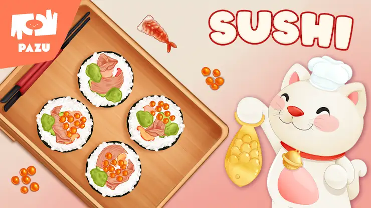 Sushi Maker Kids Cooking Games screenshot 5