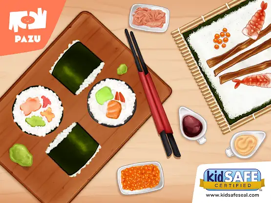 Sushi Maker Kids Cooking Games screenshot 6
