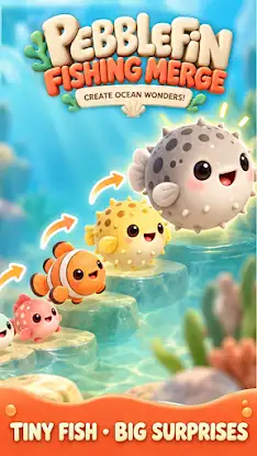 Pebblefin Fishing Merge screenshot 4
